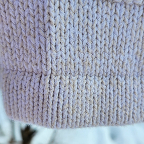 L.L Bean Oatmeal Cotton Sweater sz M - Picture 5 of 10